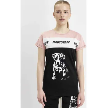 Dámské triko Babystaff Tawani black/pink velikost: M