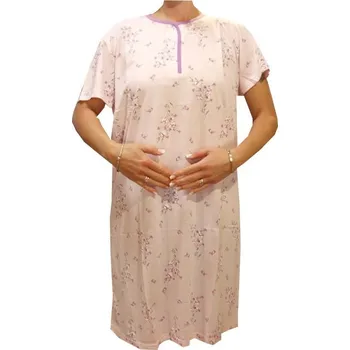 Dámské noční prádlo xcena Noční košile bavlněná s kr. rukávem Velikost: XXXL