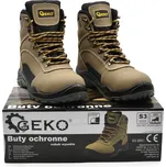 GEKO Ochranná obuv model č. 7 vysoká nubuk S3 SRC - vel. 46 G90542-46