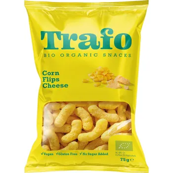 Slaná pochutina TRAFO | Bio Sýrové křupky lehké, nemastné a křupavé - 75 g