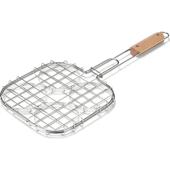 Obracečka 681736 - Tchibo - BBQ obracečka na hamburgery - barva: hnědá