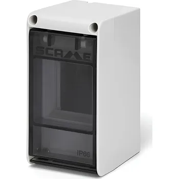 Rozvaděč Rozvodnice na omítku Scame Ikona 679.1002, IP66, 2 moduly (1x2), 71x140x100 mm + dárek zdarma
