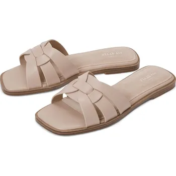 Dámské pantofle 703632 - Tchibo - Kožené pantofle - pro ženy - vel. 37 - barva: béžová