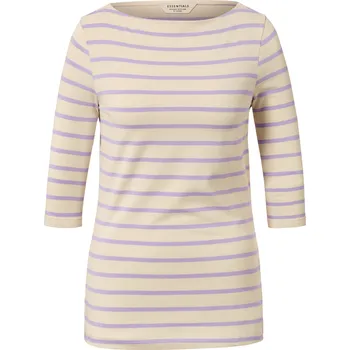 653555 - Tchibo - Triko s 3/4 rukávem - pro ženy - vel. L 44/46 - barva: béžová/s proužky