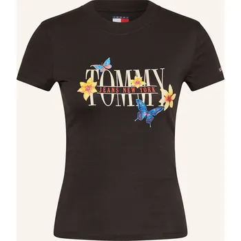 Dámské tričko Tommy Jeans Dámské Tričko, černá, 42