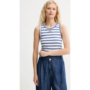 Bavlněný top MUNTHE TEZZA 252111525264 modrá 95X, vel. 38