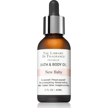 Koupelová kosmetika The Library of Fragrance New Baby tělový olej do koupele unisex 60 ml
