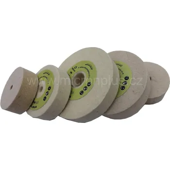 Lešticí kotouč Filcový-plstěný kotouč prům. 80 mm, Filcový-plstěný kotouč 80x10 otvor 8