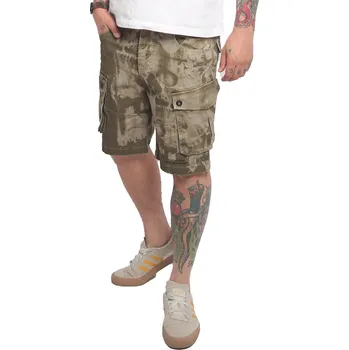 Pánské kraťasy Pánské Yakuza Kraťasy Crashed Skull Cargo 25048 burnt olive velikost: 36