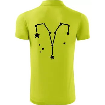 Pánská košile Souhvězdí - Aries - Beran - Polokošile Victory sportovní (dresovina) - XL ( Limetková )