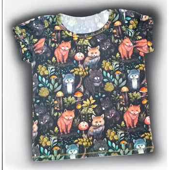 Dětské tričko zvířátka v lese Dětské tričko