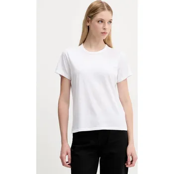 Pánské tričko Bavlněné tričko Abercrombie & Fitch bílá barva, KI139-5231 KI139.5231.100 00X, vel. L