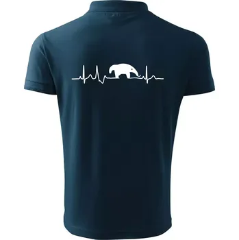 Pánská košile Mravenečník EKG - Polokošile pánská Pique Polo 203 - XL ( Námořní modrá (velmi tmavá - téměř černá) )