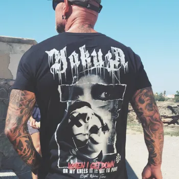 Pánské oblečení Pánské triko Yakuza Get Down 23027 black velikost: 5XL