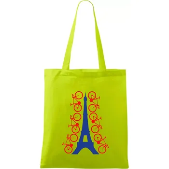 Cyclo Paris - Taška bavlněná - 42 x 38 cm ( Limetková )