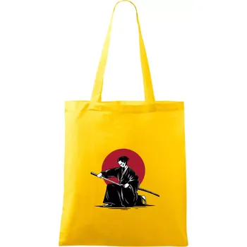 Nákupní taška Japan culture - samurai - Taška bavlněná - 42 x 38 cm ( Žlutá )