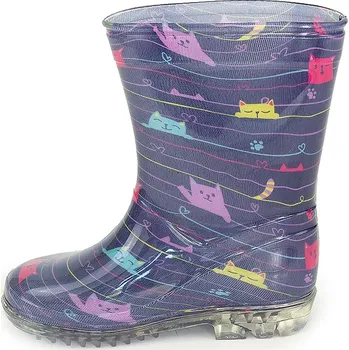 Dětská sportovní obuv Dětské holinky Pidilidi PL0041 kočky Velikost: 29