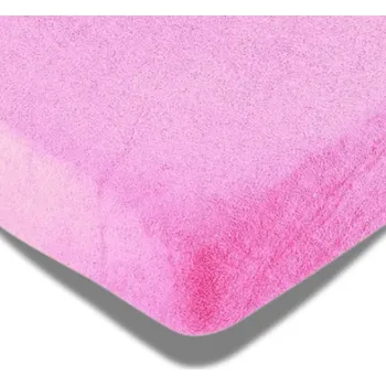 Prostěradlo AAA matrace Prostěradlo Frote 90x200 cm, 180x200 cm Růžová 90x200 cm