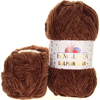 Příze Himalaya Dolphin Star hnědá 92166