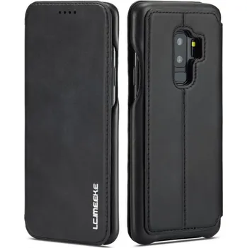 Pouzdro na mobilní telefon LC.Imeeke flipové pouzdro pro Samsung Galaxy S9 Plus - černé