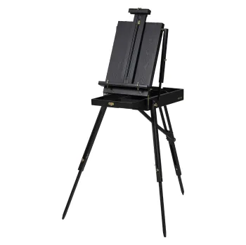 Malířský stojan Kufříkový stojan Meeden 6064 černý, borovice (Kufříkový stojan Meeden 6064 černý, borovice)