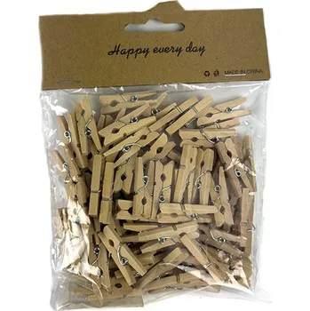 Dětsný nábytek Kolíček dřevěný přízdoba 3 cm 80 ks naturální