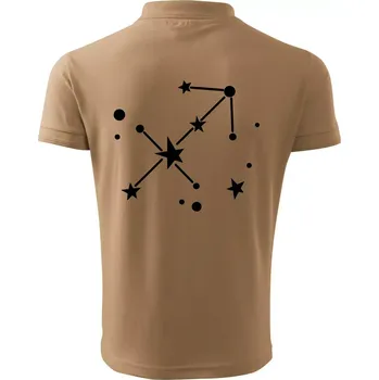 Pánská košile Souhvězdí - Sagittarius - Střelec - Polokošile pánská Pique Polo 203 - 3XL ( Písková )