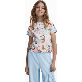 Chlapecké tričko Dětské tričko Desigual 25WGTK14 béžová 01X, vel. 152