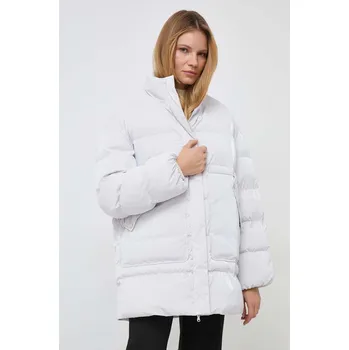 Dámská bunda Bunda Patrizia Pepe dámská, šedá barva, zimní, oversize 2O0104.A347 09X, vel. 38