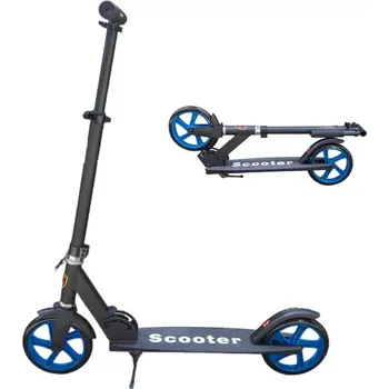 Koloběžka Skládací koloběžka "Scooter" se stojánkem - výška postavy 145 - 195cm - černá