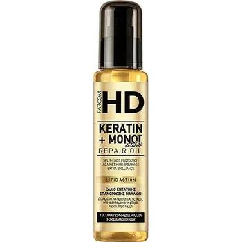 Vlasová regenerace Farcom HD regeneračný olej keratina monoi de tahiti 100 ml