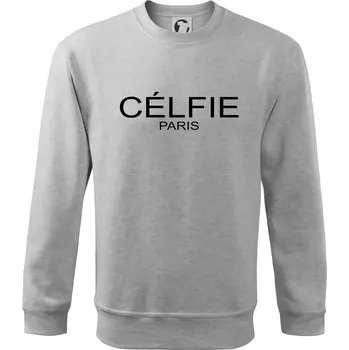 Pánská mikina Célfie Paris - Mikina Essential pánská - L ( Světlešedý Melír )