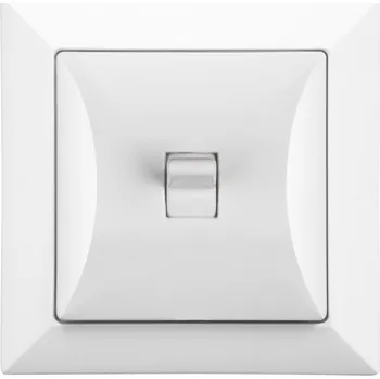 Stavebniny Timex Vypínač OPUS RETRO č.7 - kompletní, bílý