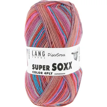 Příze Lang Yarns Super Soxx Color 4-fach 521 Disco Celebration