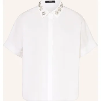 Dámská halenka Oui Dámská Košilová Halenka S Ozdobnými Kamínky, bílá, 42