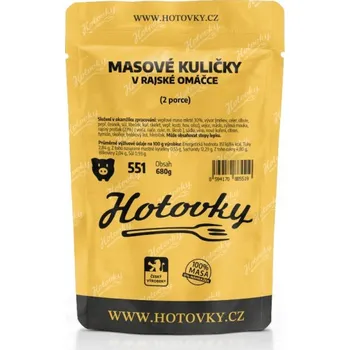 Hotovky Masové kuličky v rajské omáčce - 2 porce - 680 g