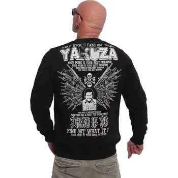 Pánská mikina Pánská mikina Yakuza Best Weapon 23020 black velikost: 6XL