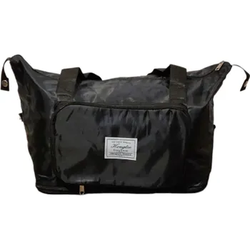 Cestovní taška Zvětšovací cestovní skládací taška - černá, 24/32l