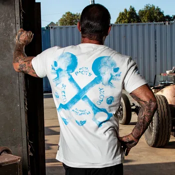 Pánské triko Yakuza Premium 3713 white velikost: XXL