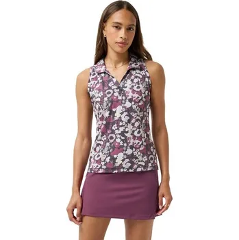 Travis Mathew Featherweight Printed Sleeveless polo bez rukávů, graystone floral multi dámské, M