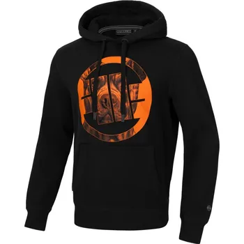 Pánská mikina PitBull West Coast - pánská KP mikina ORANGE DOG 24 černá velikost: M