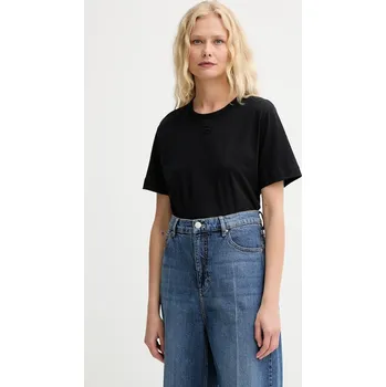 Dámské tričko Bavlněné tričko MUNTHE TYLIE 252110625260 černá 99X, vel. 40