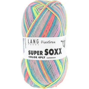 Příze Příze Lang Yarns Super Soxx Color 4-fach 518 Disco Dancing Queen