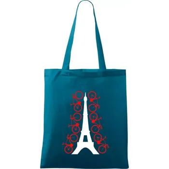 Cyclo Paris - Taška bavlněná - 42 x 38 cm ( Petrolejová )