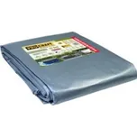 PROCRAFT Extra silná 200g/m² nepromokavá zakrývací plachta s oky Rozměr: 10x12m - PROCRAFT šedá (stříbrná)