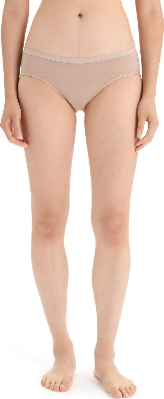Dámské merino kalhotky ICEBREAKER Wmns Siren Hipkini, Praline velikost: M