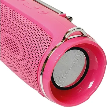 Bluetooth reproduktor Malý bezdrátový bluetooth reproduktor A39, FM rádio, anténa - růžová