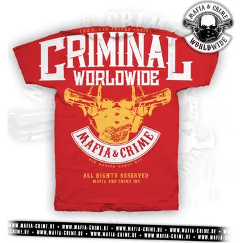 MC Mafia & Crime Worldwide Bad Energy red velikost: S