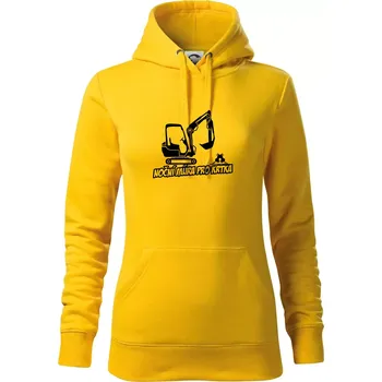 Dámská mikina Noční můra pro krtka - Mikina dámská Cape s kapucí - XS ( Žlutá )