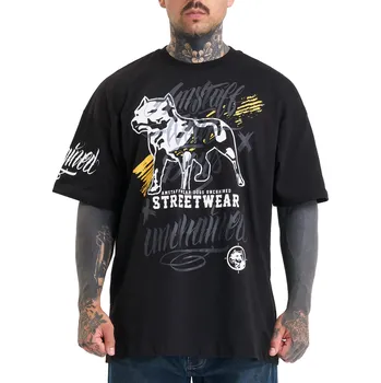 Amstaff pánské triko Unchained black velikost: M